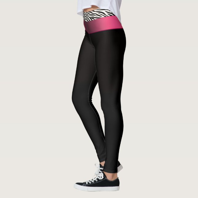 Zebrastreifen Leggings (Links)