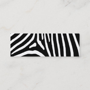 Zebrastreifen Mini Visitenkarte