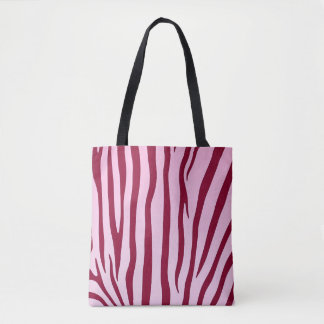 Zebrastreifen mit hellrosa tasche