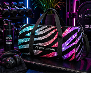 Zebrastreifen-Muster Duffle Bag