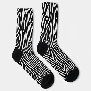 Zebrastreifen-Muster Thunder_Cove Socken