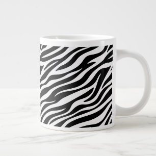 Zebrastreifen Nahtloses Muster Tierdruck-60492 Jumbo-Tasse