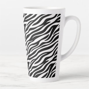 Zebrastreifen Nahtloses Muster Tierdruck-60492 Milchtasse