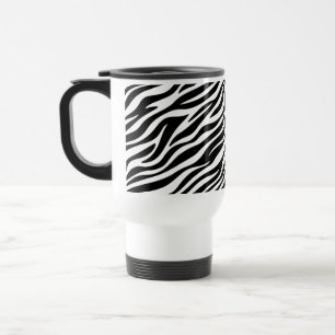 Zebrastreifen Nahtloses Muster Tierdruck-60492 Reisebecher
