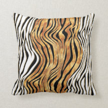 Zebrastreifen Schwarz-Gold-Orange