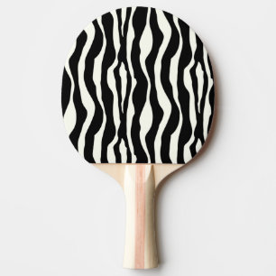 Zebrastreifen - Schwarz-Weiß Tischtennis Schläger