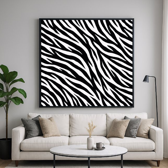Zebrastreifen Tiermuster Poster (Von Creator hochgeladen)