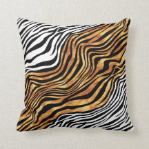 Zebrastreifen, weißes schwarzes Orange