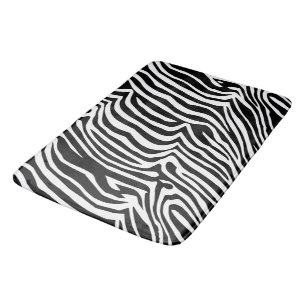 Zebrastreifenmuster Badematte