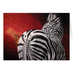 Zèbre et Oxpecker