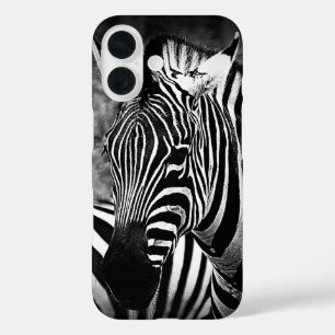 Zèbre noir et blanc * coque iphone Coque-mat