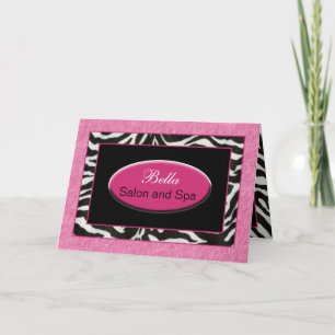 zèbre rayures rose et noir Chic Business Merci