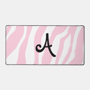 Zèbre Rose Et Monogramme