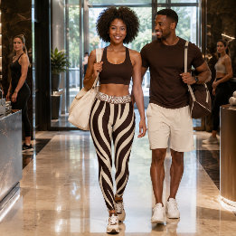 “ZÈBRE SALE” – LEGGING DE VÊTEMENTS ACTIFS