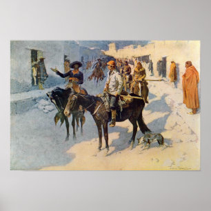 Zebulon Pike, das Santa Fe betritt Poster