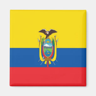 zEC001 ECUADOR, FLAG, Amerika, Kühlschrank Magnet