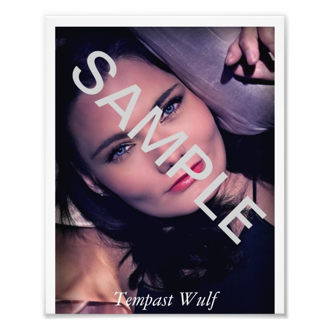Zed/Comp-Karte für 8 x 10 Schauspiel Fotodruck (Vorne)