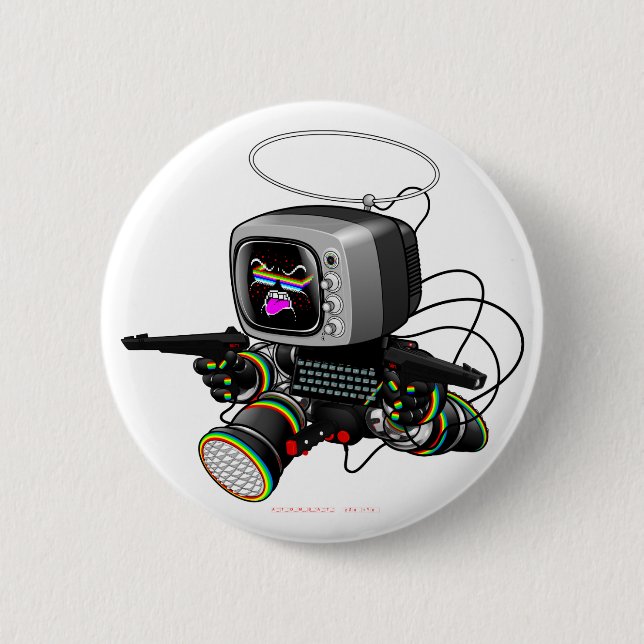 ZED-HEXE v1.0 Knopf Button (Vorderseite)