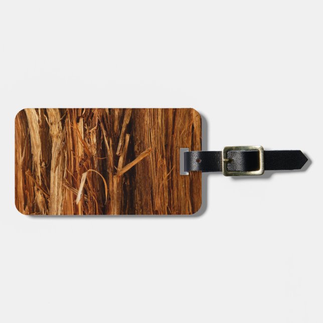 Zedernholzbrauenschau Gepäckanhänger (Vorderseite horizontal)