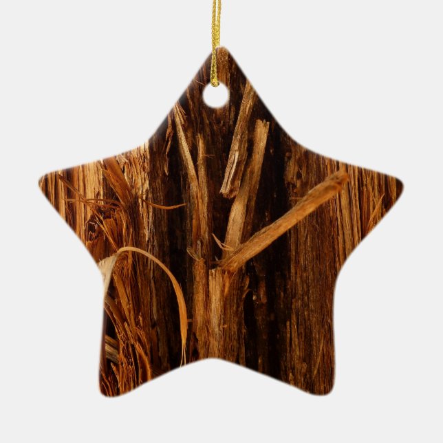 Zedernholzbrauenschau Keramik Ornament (Vorne)