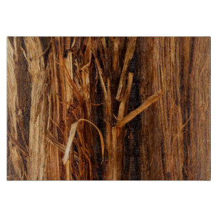 Zederntextur Holzrinden-Look Schneidebrett