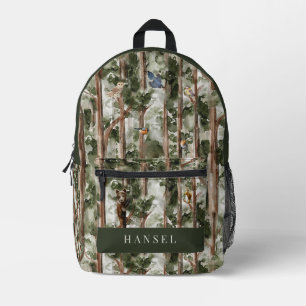 Zedernwälder Bedruckter Rucksack