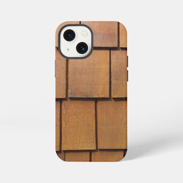 Zederschindel iPhone 13 Mini Hülle (Rückseite)