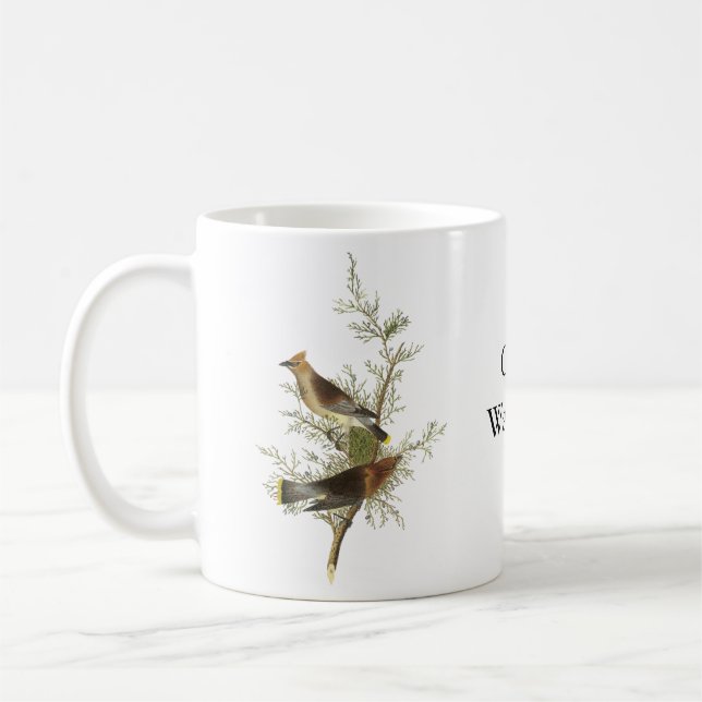 ZederWaxwing, John Audubon Kaffeetasse (Links)