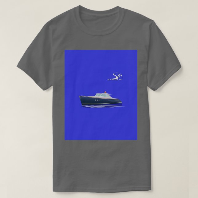 Zeelander Yacht Power 50 Ft T-Shirt (Design vorne)