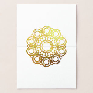 Zeeuwse Knop - Gold Foilcard Folienkarte