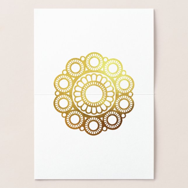 Zeeuwse Knop - Gold Foilcard Folienkarte (Innenseite)