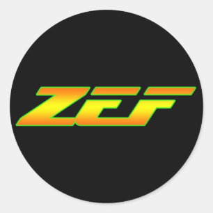 ZEF AUFKLEBER-ABZIEHBILD RUNDER AUFKLEBER
