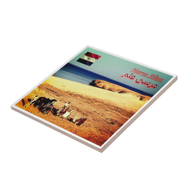 zEG045 MARSA ALAM, Rotes Meer, Ägypten, Fliese (Seite)