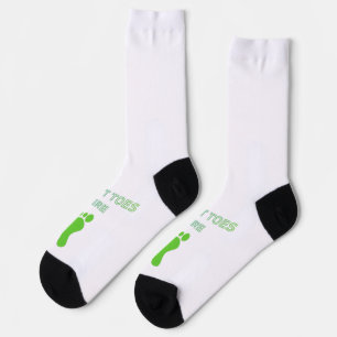 Zehen hier einsetzen socken