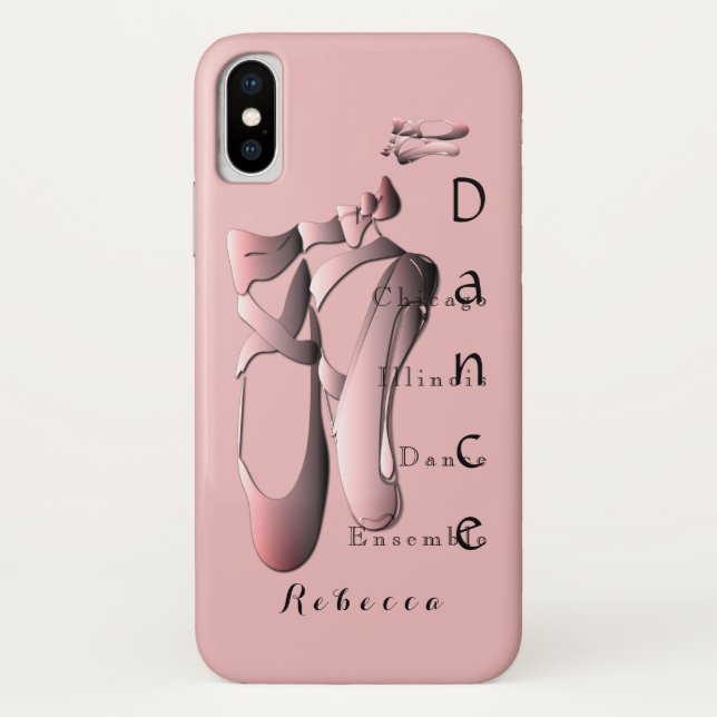 Zehenschuhe aus rosa Ballett Case-Mate iPhone Hülle (Rückseite)