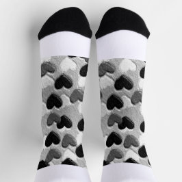 Zehenspitzen in Liebe Socken
