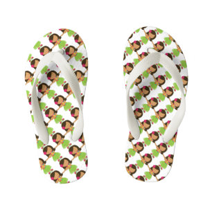 Zehenstegsandalen, Kinder/Hawaiianisches Mädchen Kinderbadesandalen