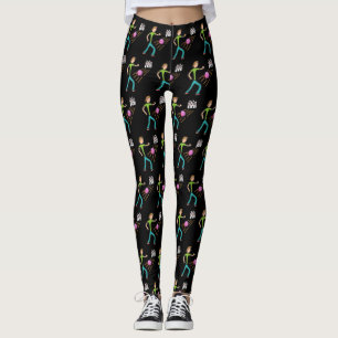 Zehn Button Bowling Leggings