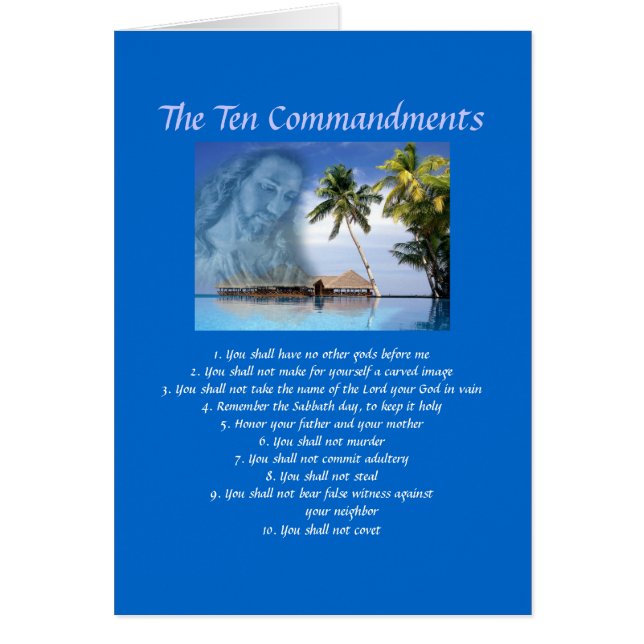 Zehn Gebote (Vorne)