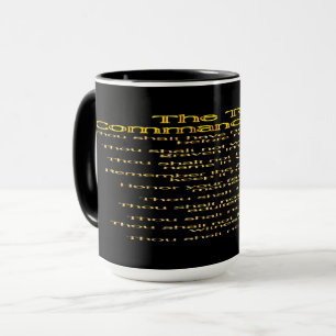 Zehn Gebote 01 Tasse