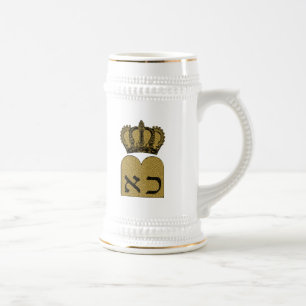 Zehn Gebote Bierglas