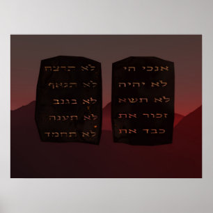 Zehn Gebote Poster