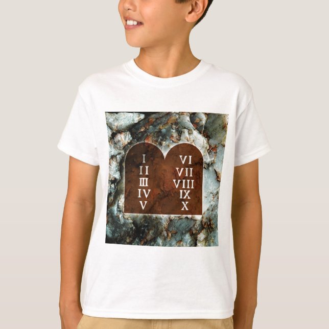 Zehn Gebote T-Shirt (Vorderseite)