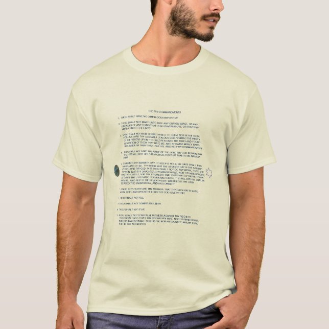 Zehn Gebote / T - Shirt (Vorderseite)