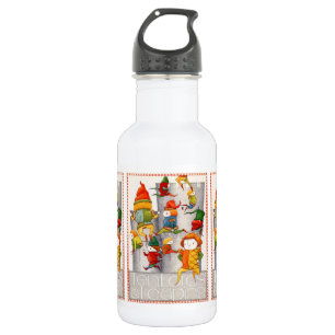 ZEHN GRÖSSER EINE FLASCHE MIT FLASCHEN EDELSTAHLFLASCHE