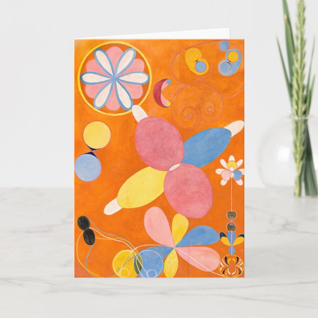Zehn Größte, Nr. 4, Jugend | Hilma af Klint | Karte (Vorderseite)