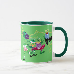Zehn Herren springen Tasse