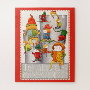 ZEHN HERRN TANZEN 16x20 Großes Puzzle