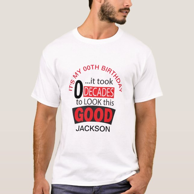Zehn Jahrzehnte dauerte, um dieses Gute - DIY-Alte T-Shirt (Vorderseite)