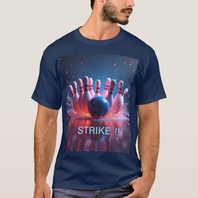 ZEHN KEGEL UMGEWORFEN T-Shirt (Vorderseite)